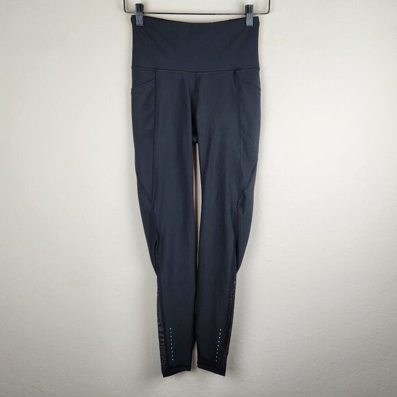 Old Navy High-Waisted PowerSoft Side-Pocket 7/8 Run Elevate Leggings sz S Tall - Picture 1 of 11